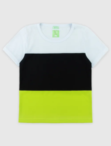 Camiseta Infantil Menino Verão Avulso Branco-10