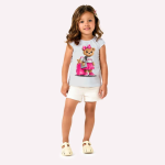 Blusa Infantil Menina Ursinha Kyly